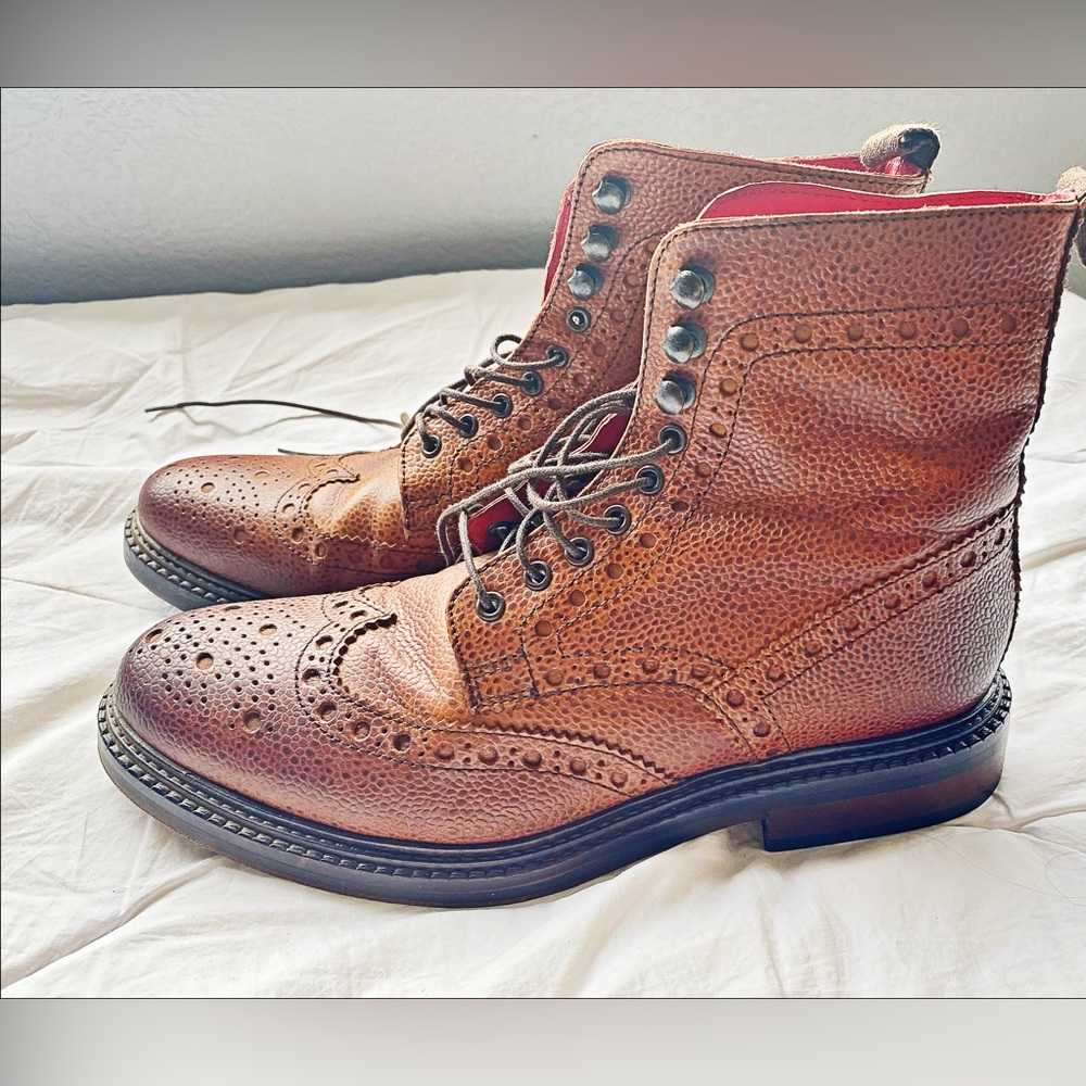 Lace up dress boots mens 43 - Picture 2 of 13